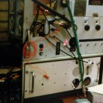 Contest station 23 and 13 cm transverter - 1985